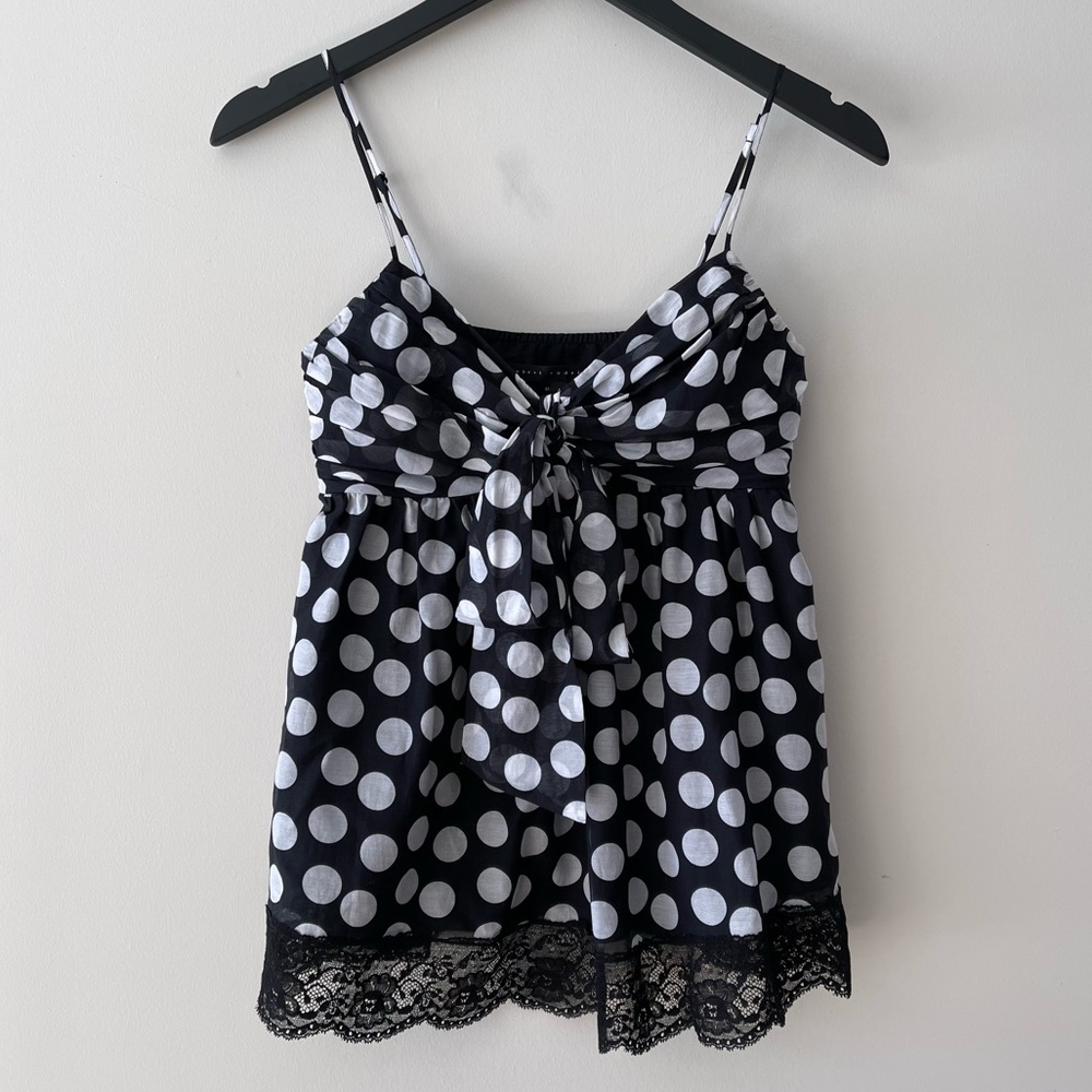 ROBERT RODRIGUEZ POLKA DOT BABY DOLL TOP